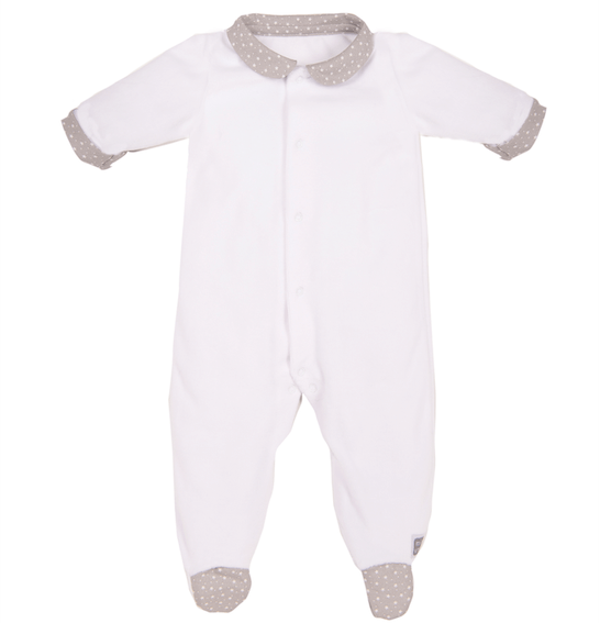 Pijama bebé terciopelo estrellitas