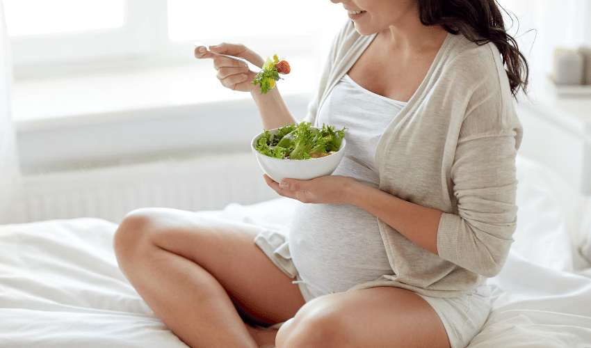 cuidados durante el embarazo minutus bebe comida