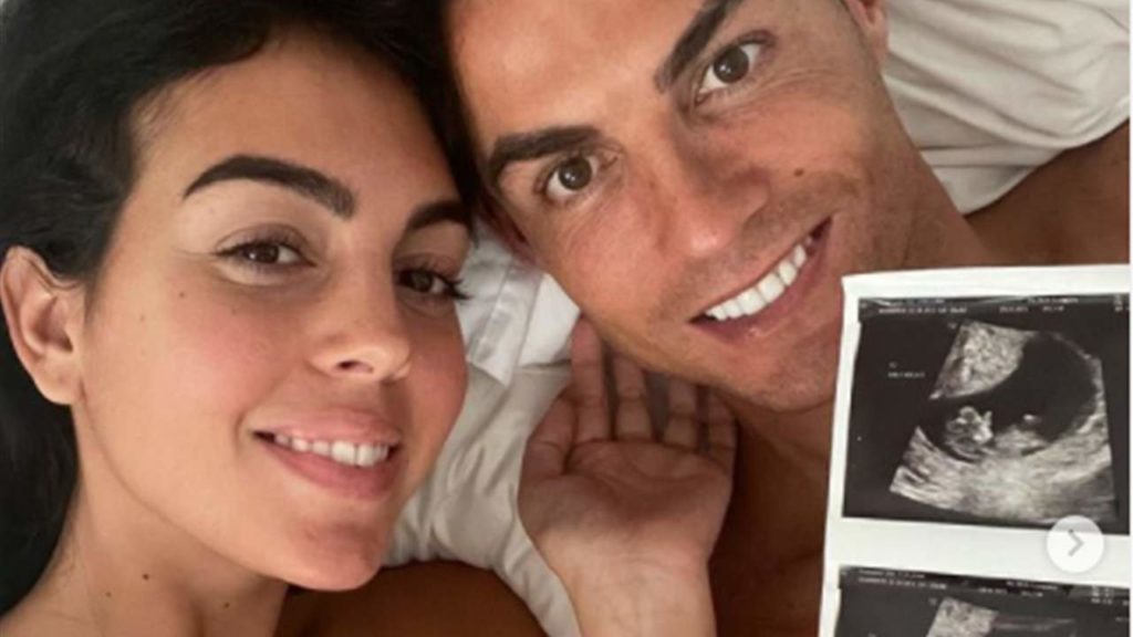 Cristiano Ronaldo y Georgina Rodriguez embarazada