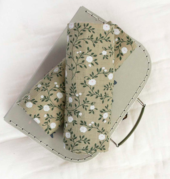 Pack de 2 Muselinas Flor 100% Algodón