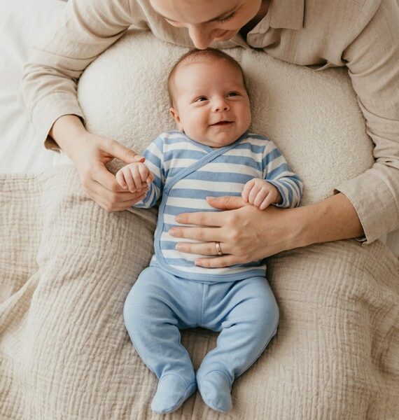 Conjunto Polaina y Jersey Rayas Primera Puesta 100% Algodón