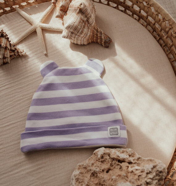 Gorro Bebé Rayas 100% algodón