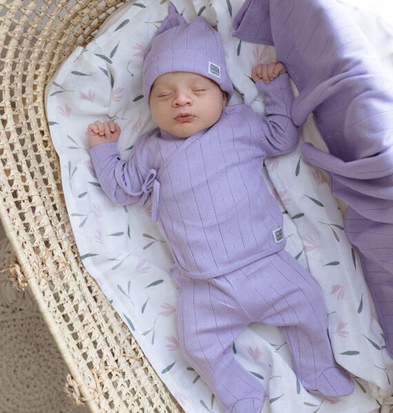 Gorro bebé 100% algodón punto canalé