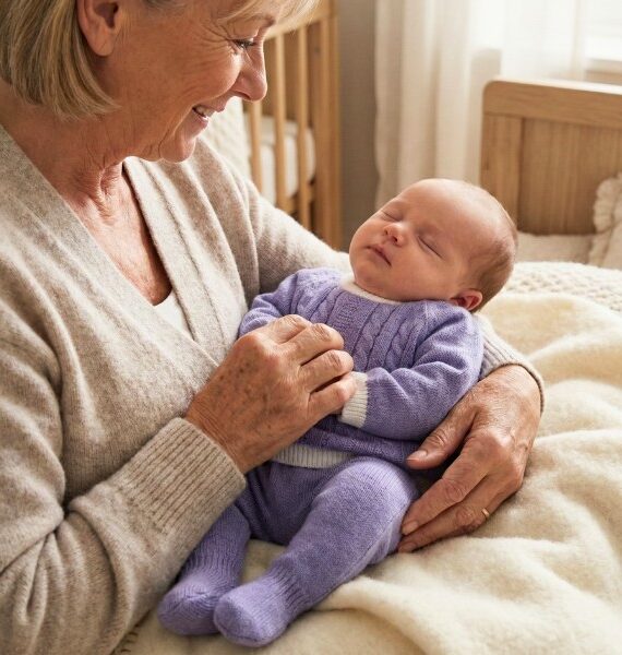 Conjunto de Punto Trenzado Let  100% Algodón