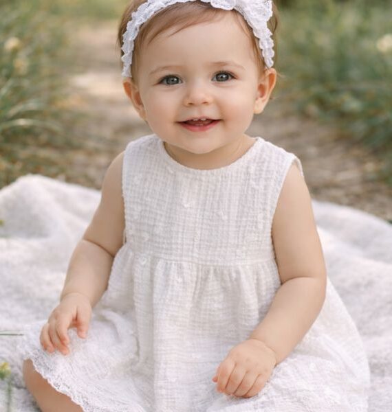 Vestido de Muselina en Algodón Orgánico