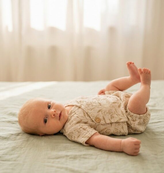 Conjunto Nuvola muselina de algodón 100% manga corta