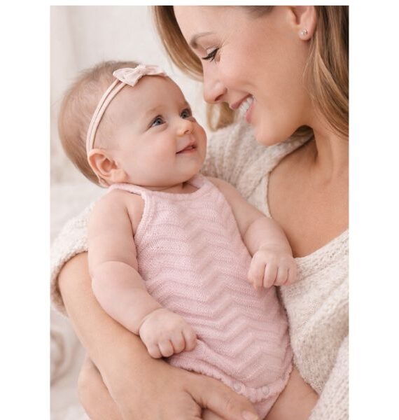 Pelele bebé zig zag  100% Algodón