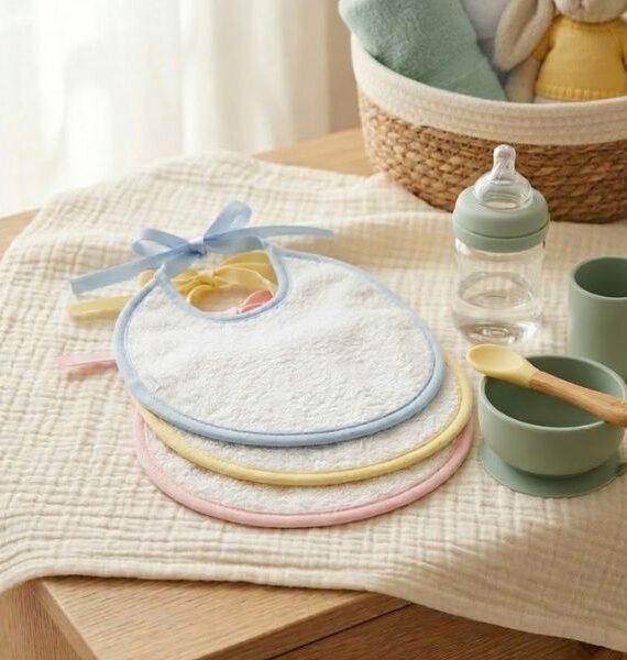 Pack de 3 Baberos Premium Sak Máxima Absorción e Impermeabilidad