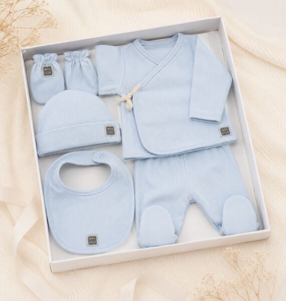 Conjunto bebé Mavi 5 piezas 100% algodón